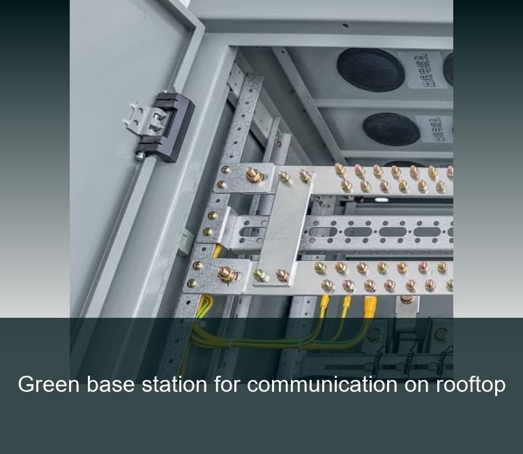 Green base station for communication on rooftop
