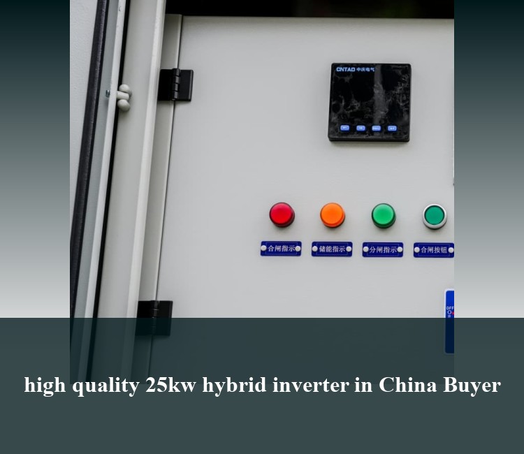 high quality 25kw hybrid inverter in China Buyer