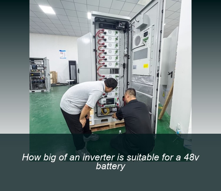 How big of an inverter is suitable for a 48v battery