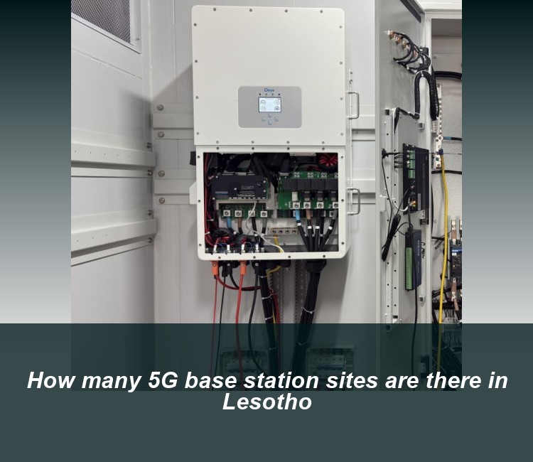 How many 5G base station sites are there in Lesotho