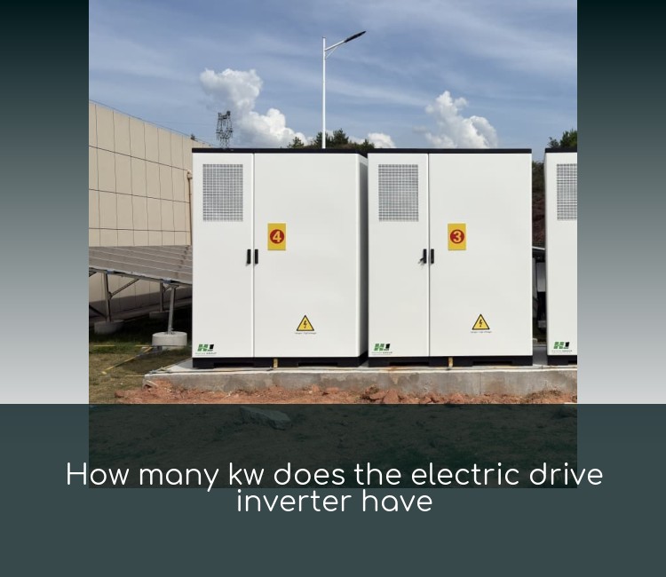 How many kw does the electric drive inverter have