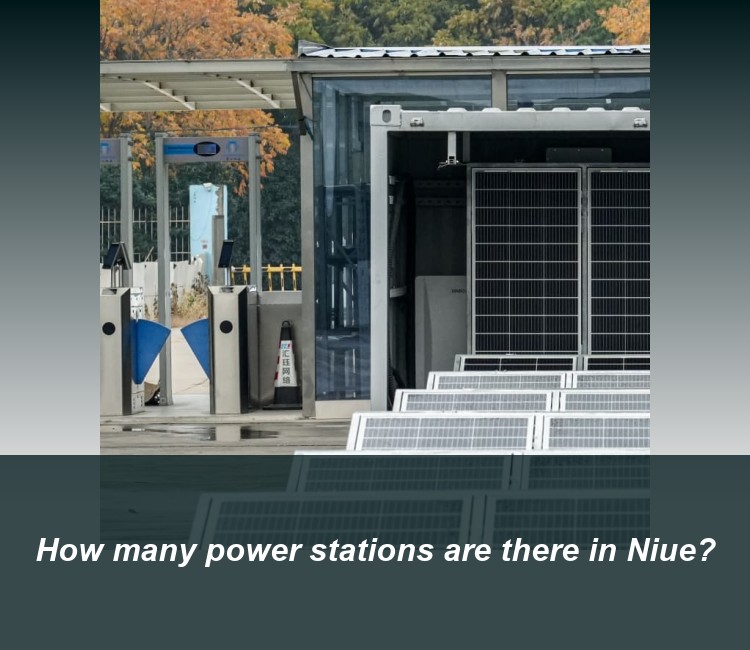 How many power stations are there in Niue?