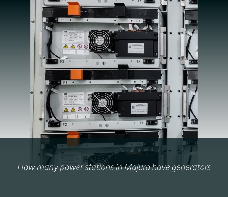 How many power stations in Majuro have generators