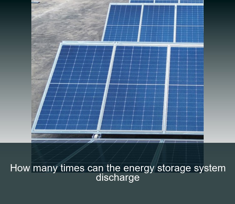 How many times can the energy storage system discharge
