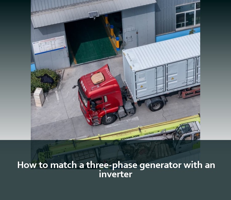 How to match a three-phase generator with an inverter