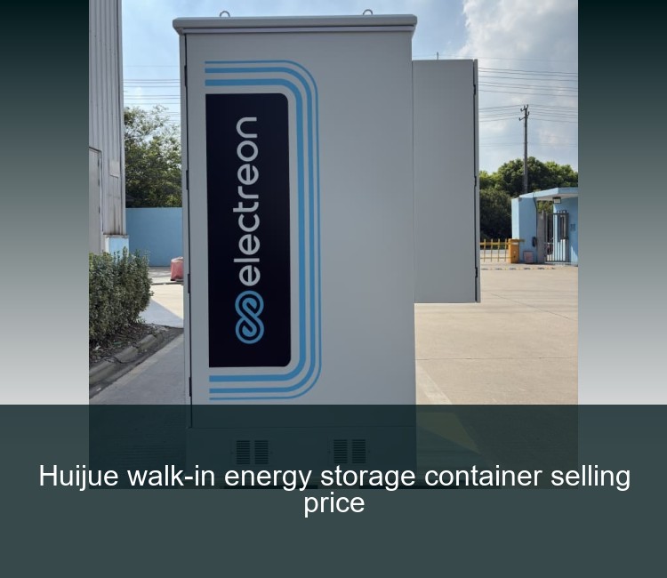 Huijue walk-in energy storage container selling price
