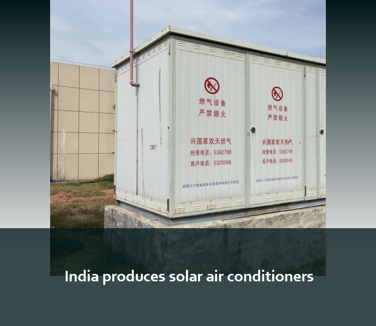 India produces solar air conditioners