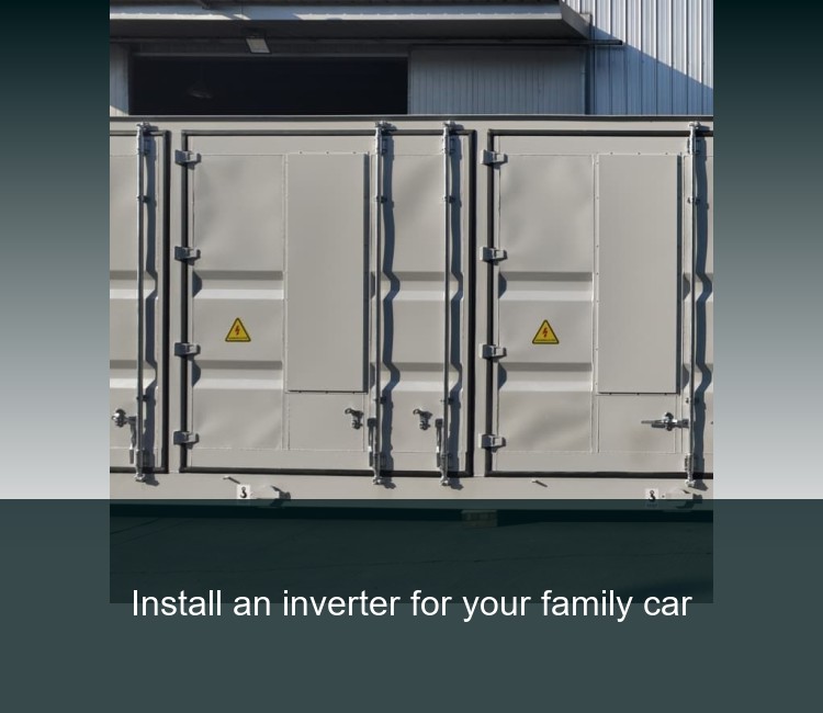 Install an inverter for your family car
