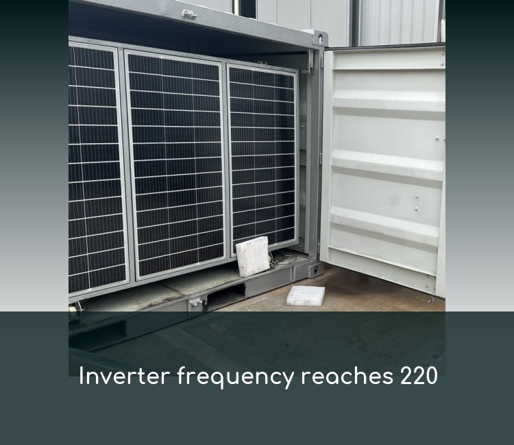 Inverter frequency reaches 220