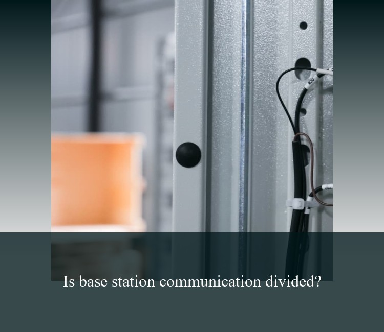 Is base station communication divided?