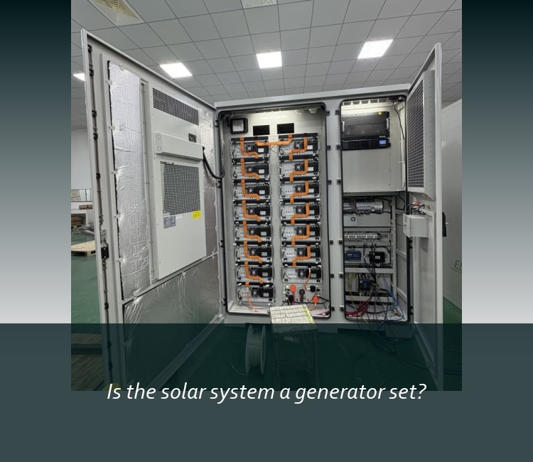 Is the solar system a generator set?