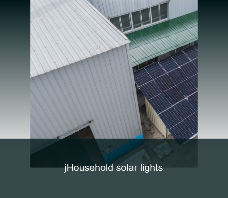jHousehold solar lights