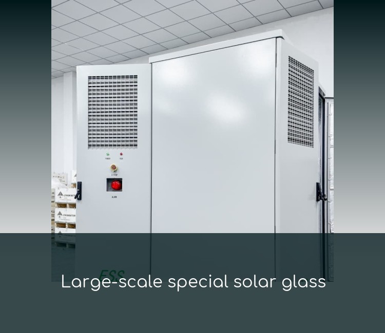 Large-scale special solar glass