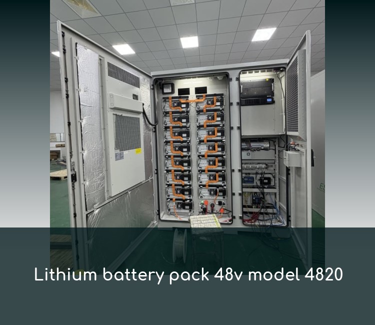 Lithium battery pack 48v model 4820