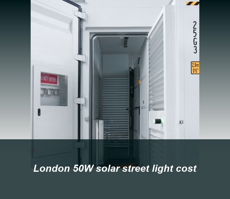 London 50W solar street light cost