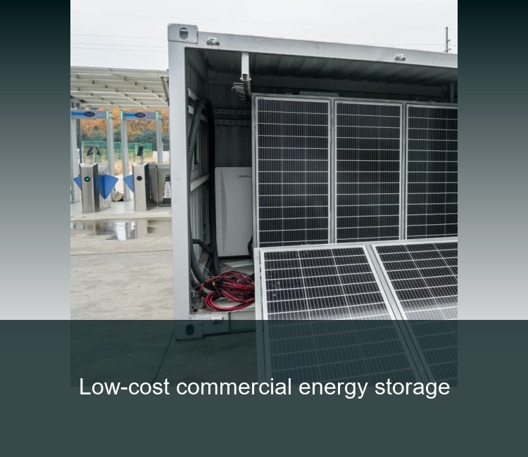 Low-cost commercial energy storage