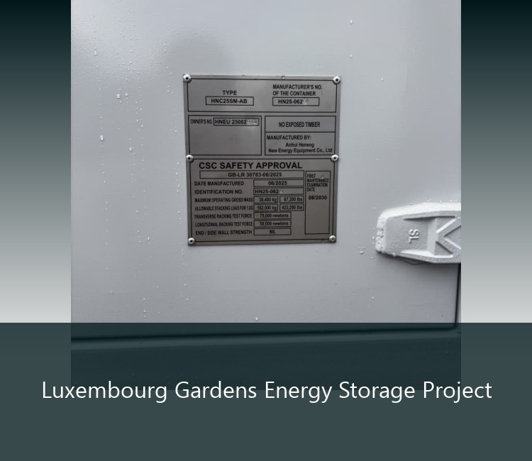 Luxembourg Gardens Energy Storage Project