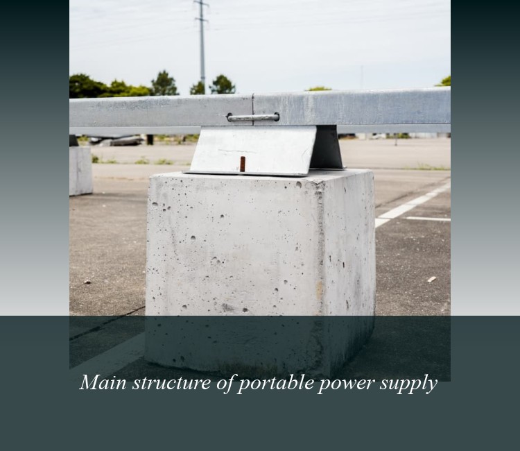 Main structure of portable power supply