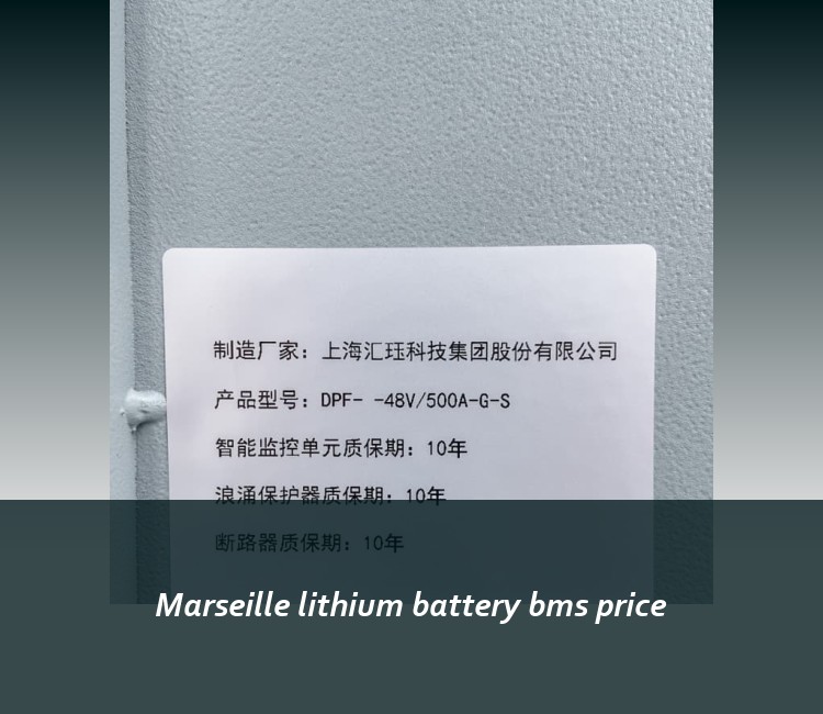 Marseille lithium battery bms price