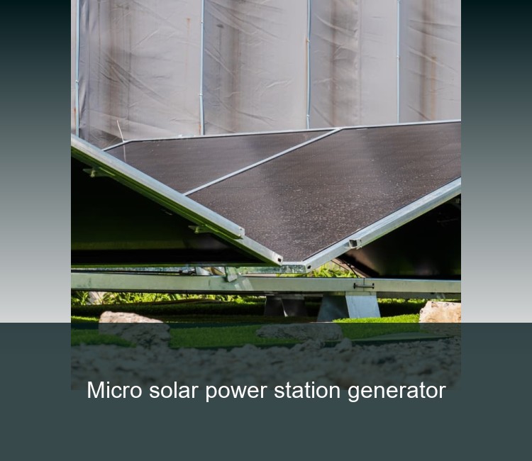 Micro solar power station generator