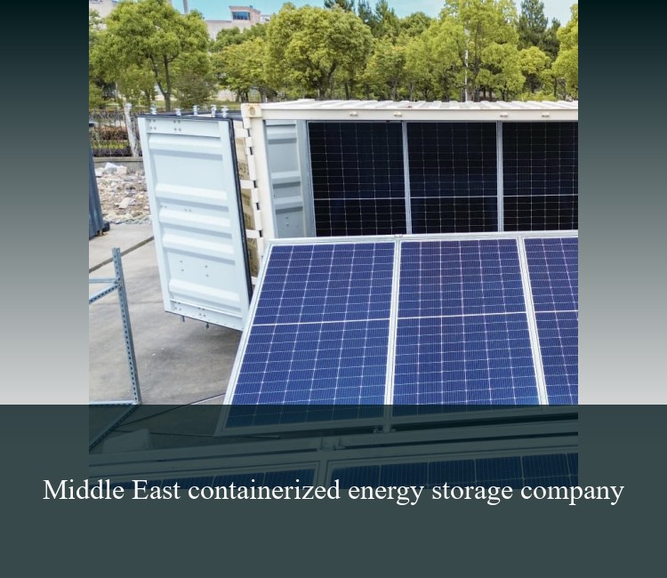 Middle East containerized energy storage company
