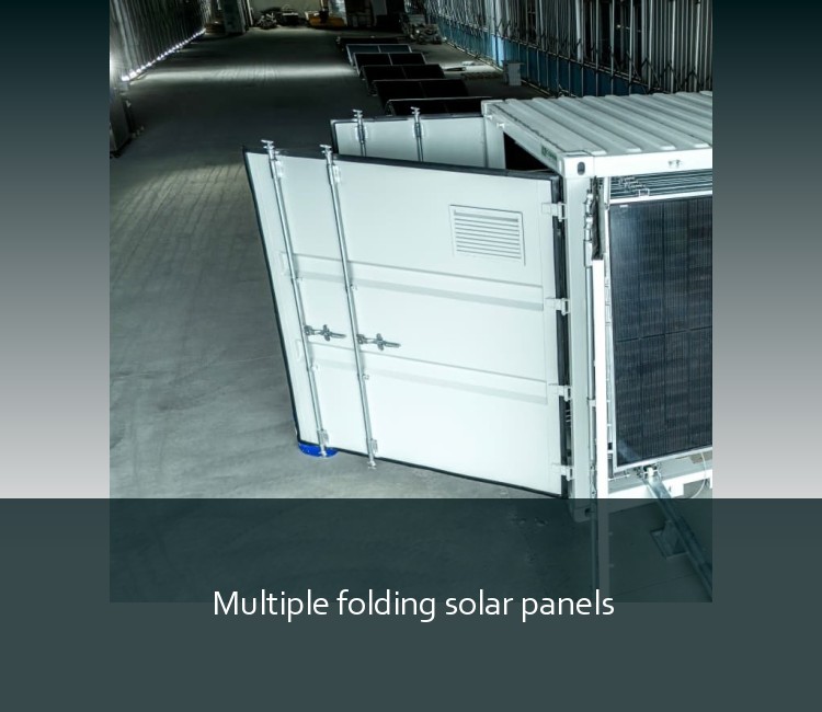 Multiple folding solar panels