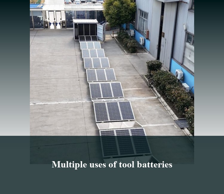Multiple uses of tool batteries