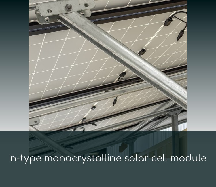 n-type monocrystalline solar cell module