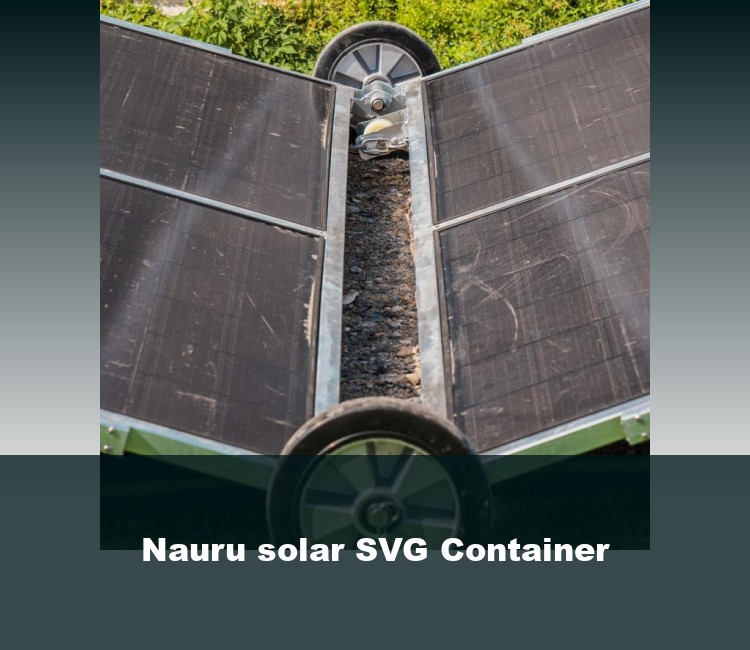 Nauru solar SVG Container
