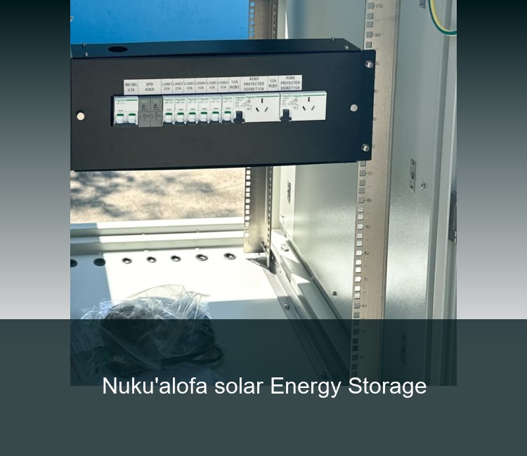 Nuku'alofa solar Energy Storage