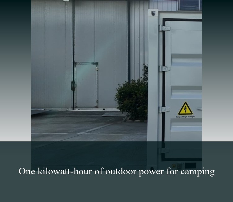 One kilowatt-hour of outdoor power for camping