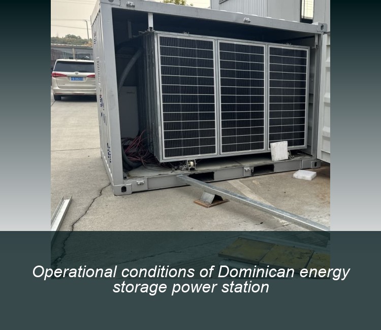 Operational conditions of Dominican energy storage power station
