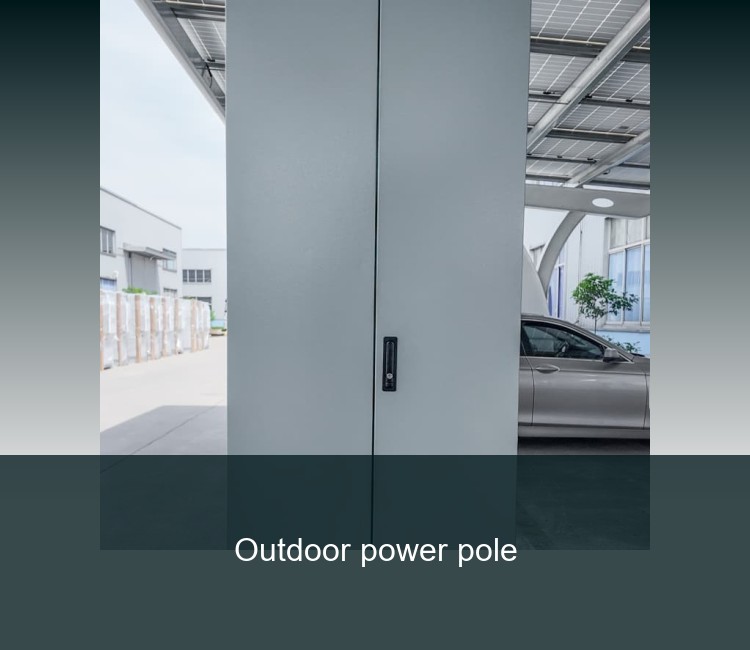 Outdoor power pole