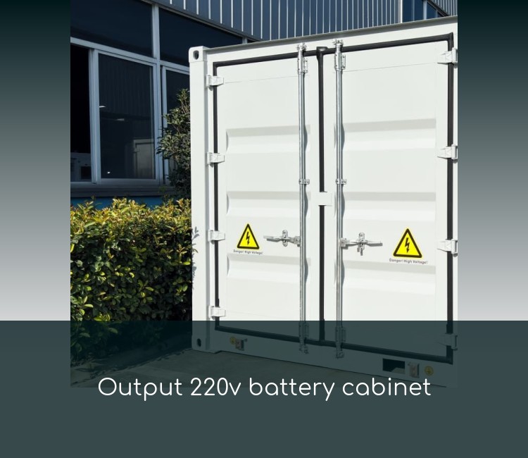Output 220v battery cabinet