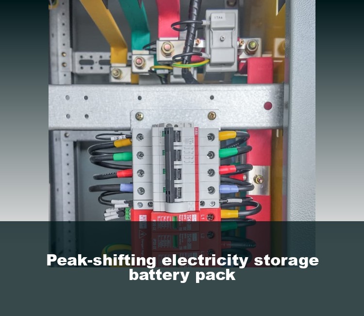Peak-shifting electricity storage battery pack