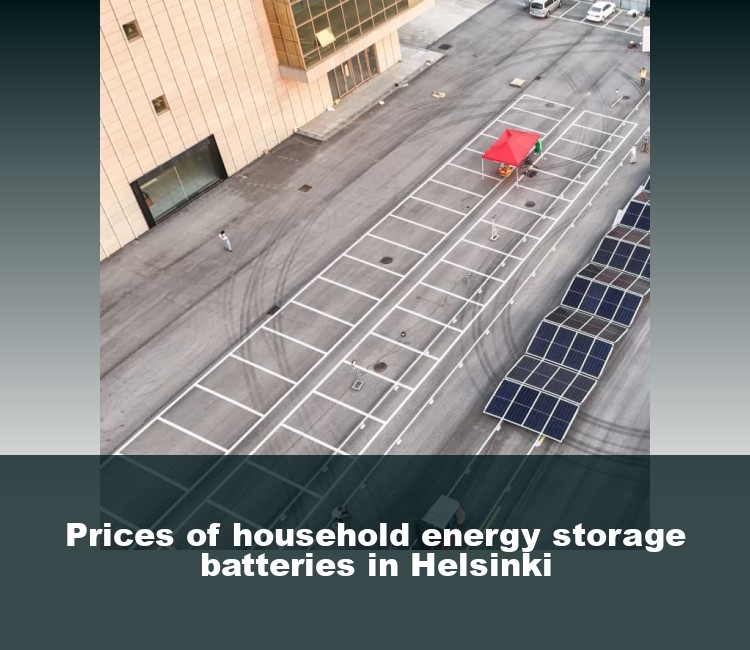 Prices of household energy storage batteries in Helsinki