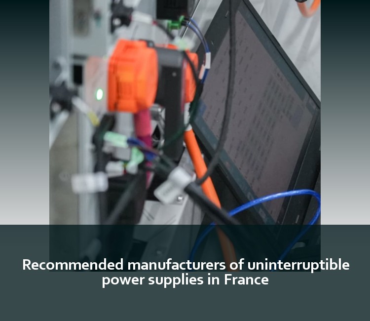 Recommended manufacturers of uninterruptible power supplies in France