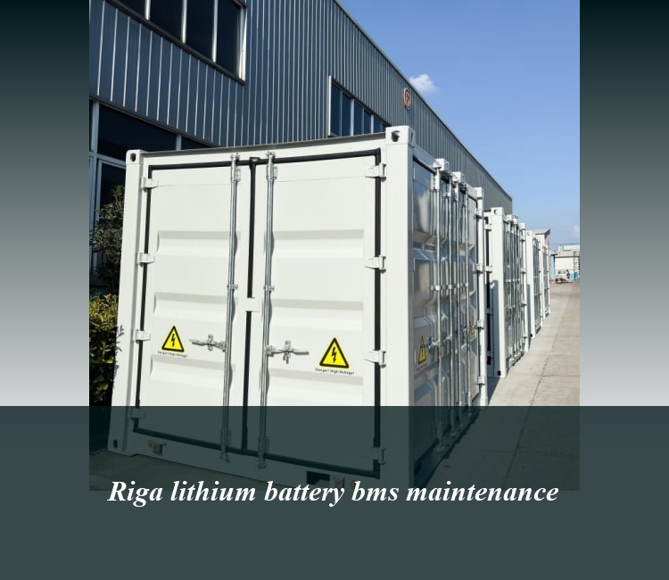 Riga lithium battery bms maintenance
