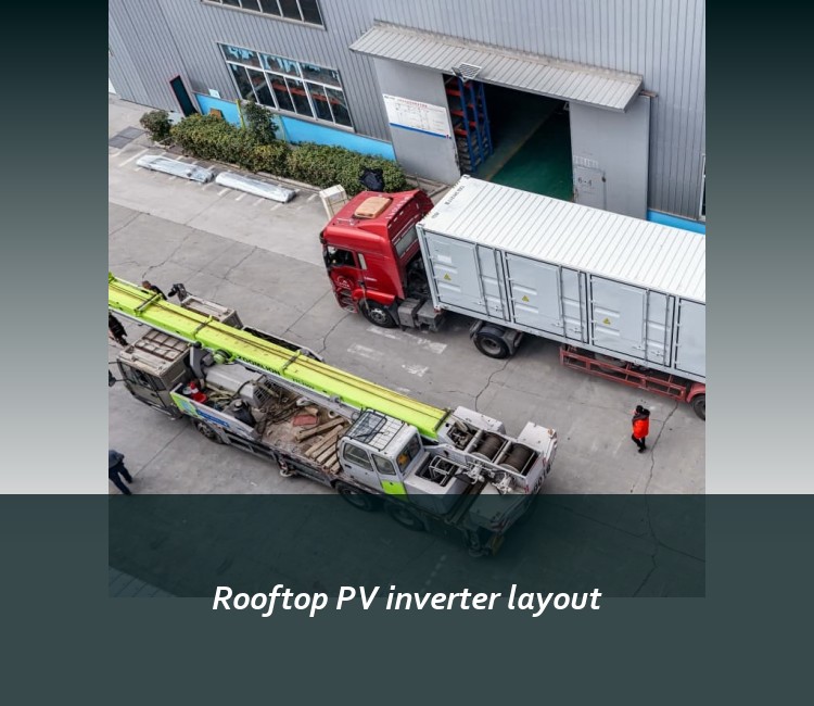 Rooftop PV inverter layout