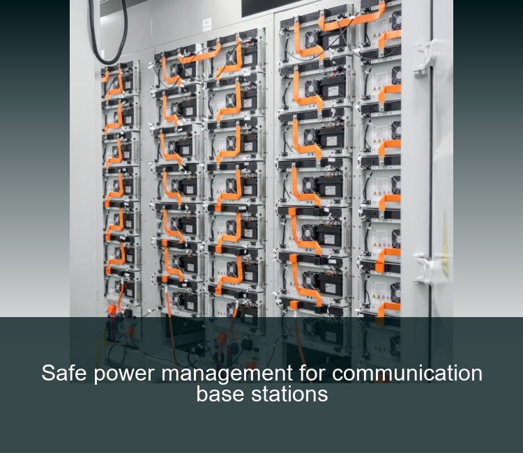 Safe power management for communication base stations