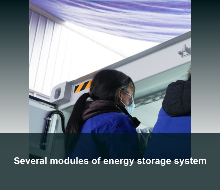 Several modules of energy storage system