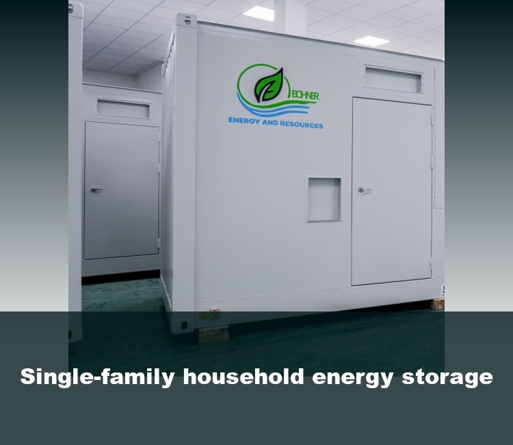 Single-family household energy storage