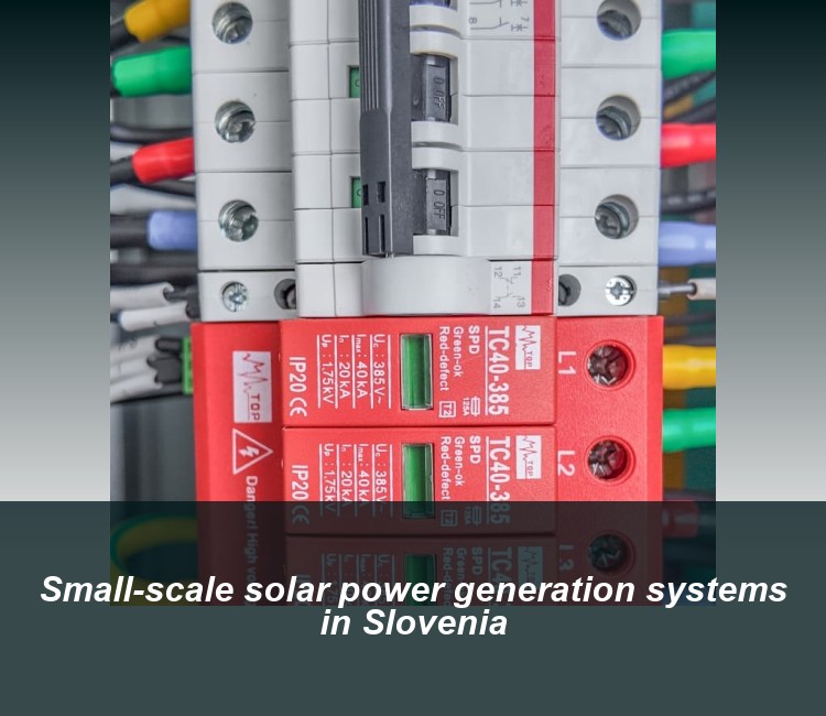 Small-scale solar power generation systems in Slovenia