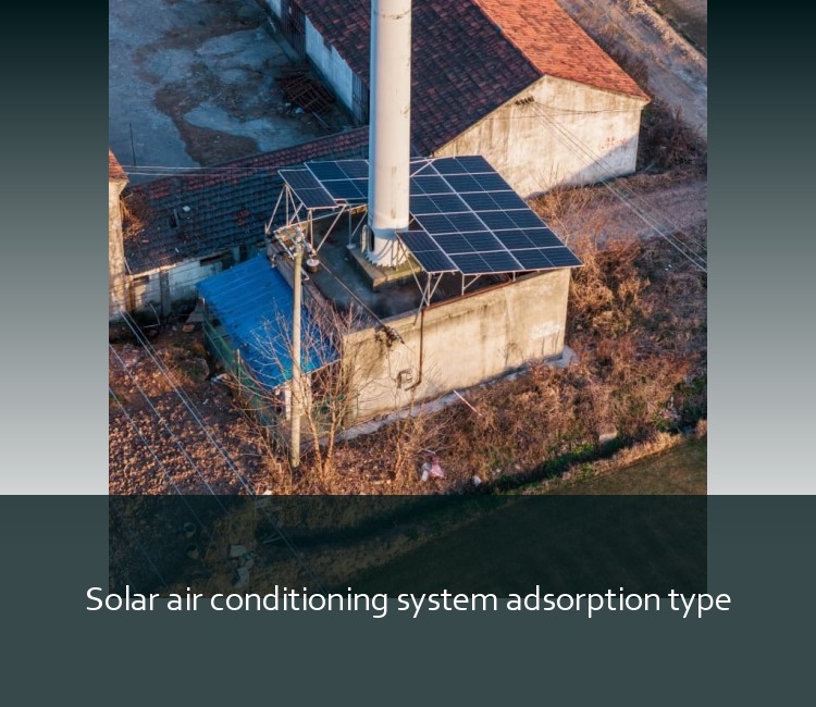 Solar air conditioning system adsorption type