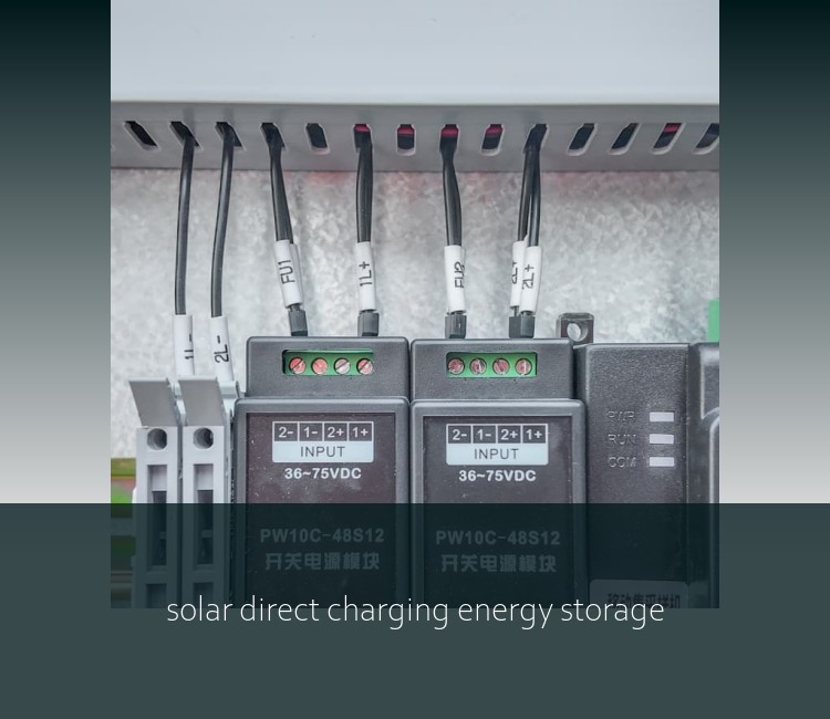 solar direct charging energy storage