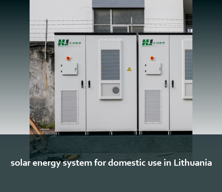solar energy system for domestic use in Lithuania