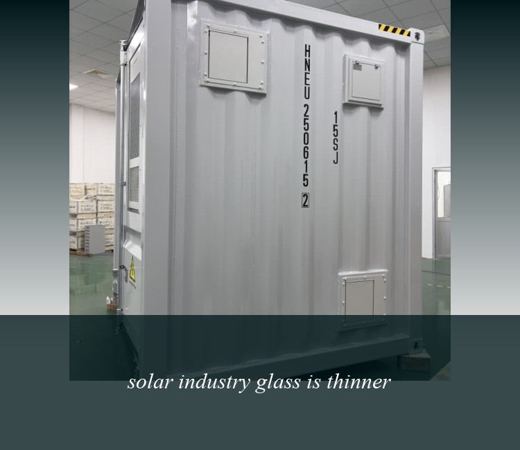 solar industry glass is thinner