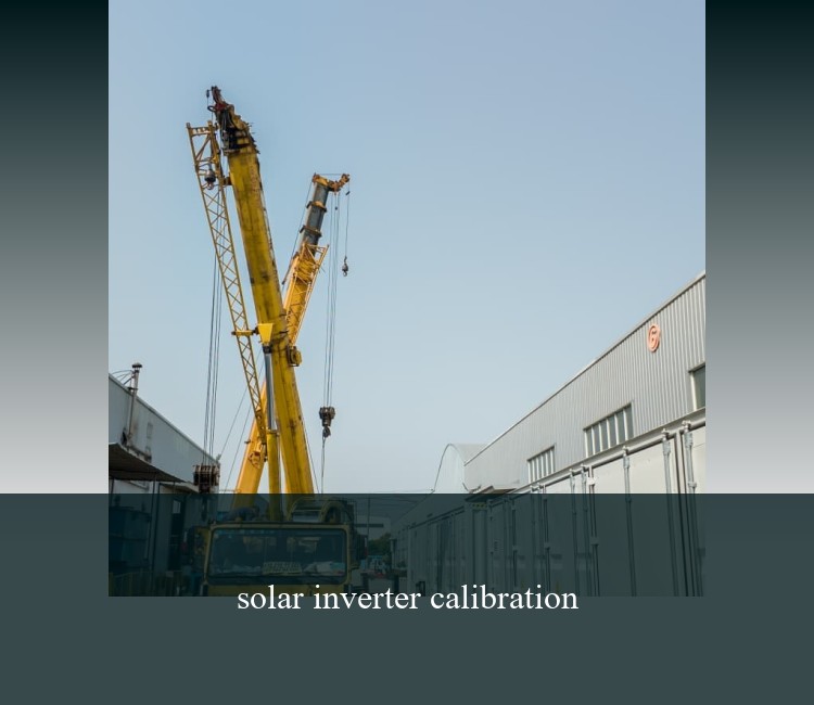 solar inverter calibration