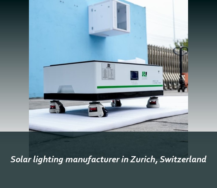 Solar lighting manufacturer in Zurich, Switzerland