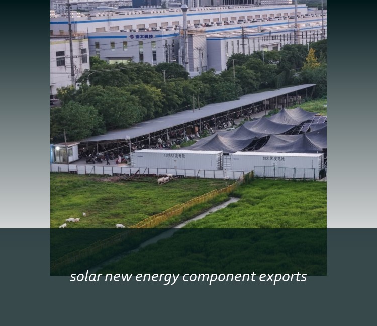 solar new energy component exports